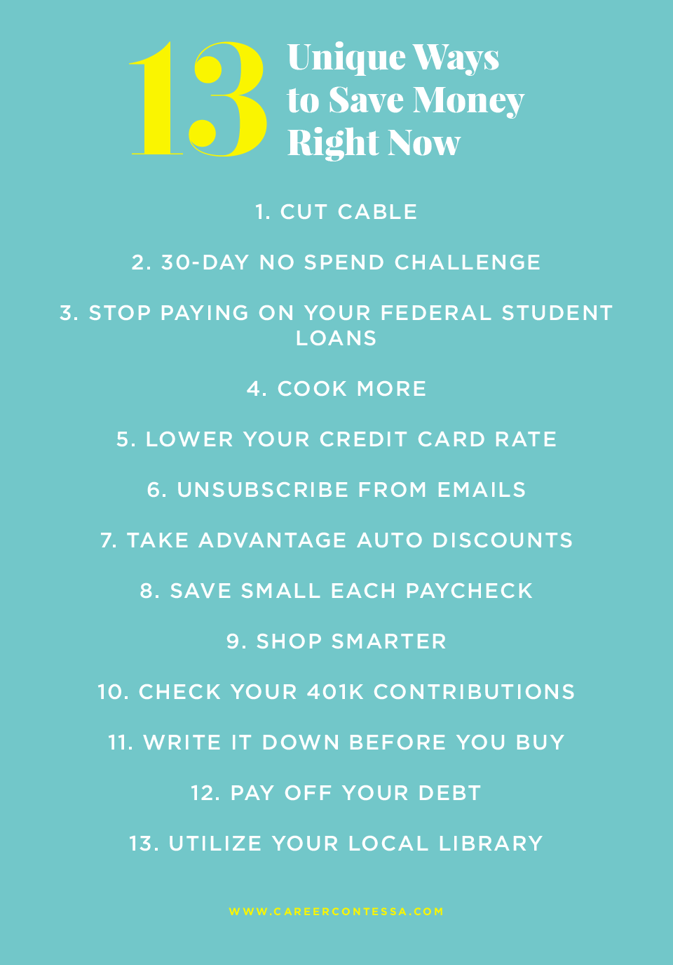 13-unique-ways-to-save-money-right-now-career-contessa